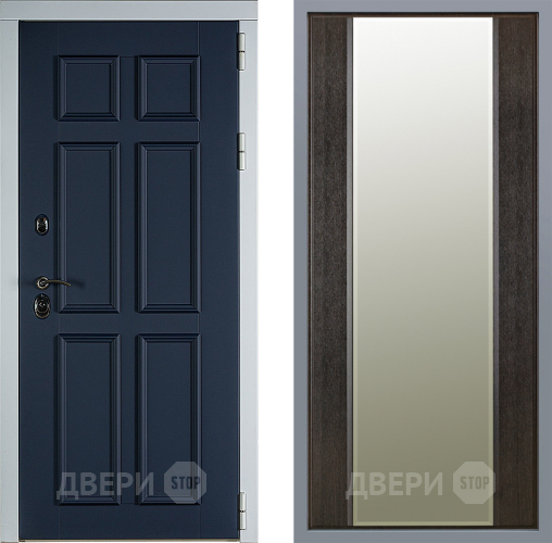 Дверь Заводские двери Стокгольм Зеркало Макси Венге в Дмитрове