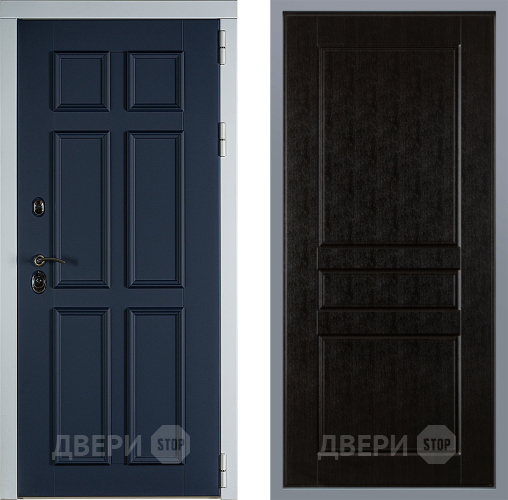 Дверь Заводские двери Стокгольм К-2 Венге в Дмитрове
