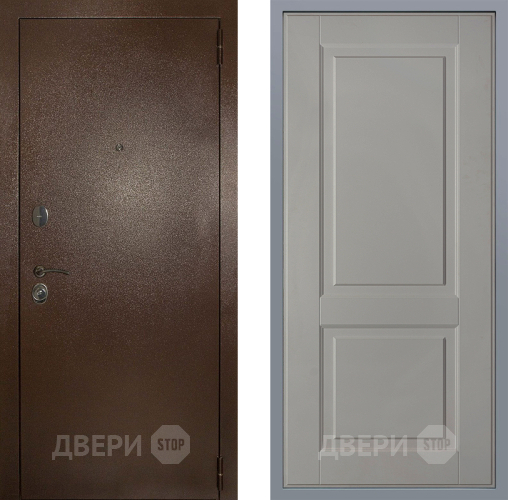 Дверь Заводские двери Эталон 3к антик медь Доррен Грей софт в Дмитрове
