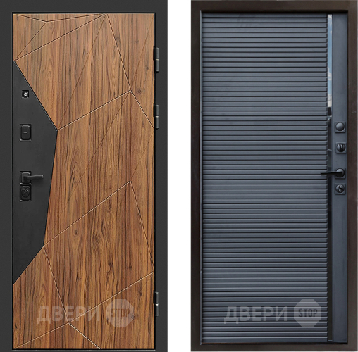 Входная металлическая Дверь Престиж Avangard Porte Черный кварц в Дмитрове