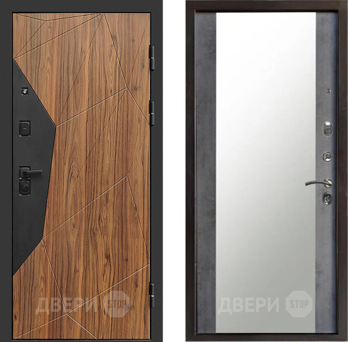 Дверь Престиж Avangard Зеркало Бетон темный в Дмитрове