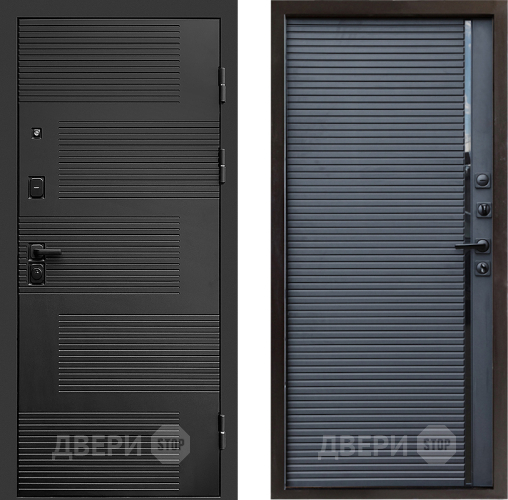 Входная металлическая Дверь Престиж Favorit Porte Черный кварц в Дмитрове