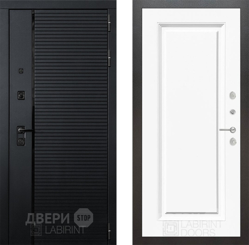Дверь Лабиринт (LABIRINT) Piano 27 Белый (RAL-9003) в Дмитрове