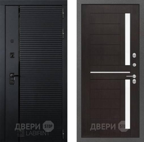 Входная металлическая Дверь Лабиринт (LABIRINT) Piano 02 Венге в Дмитрове