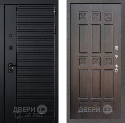 Входная металлическая Дверь Лабиринт (LABIRINT) Piano 16 VINORIT Алмон 28 в Дмитрове