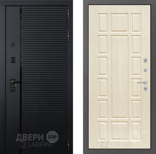 Входная металлическая Дверь Лабиринт (LABIRINT) Piano 12 Беленый дуб в Дмитрове