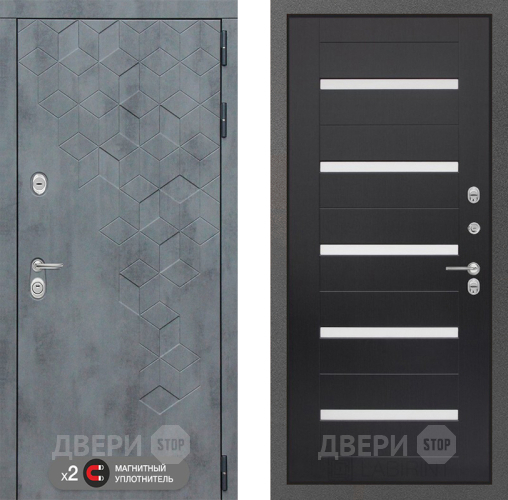 Входная металлическая Дверь Лабиринт (LABIRINT) Бетон 01 Венге в Дмитрове