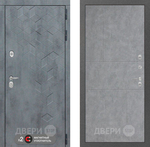 Входная металлическая Дверь Лабиринт (LABIRINT) Бетон 21 Бетон светлый в Дмитрове