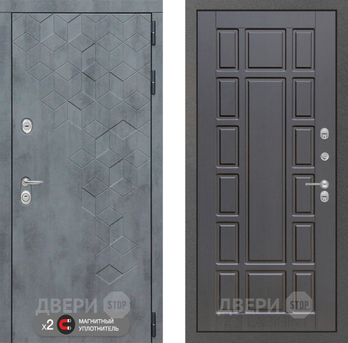 Входная металлическая Дверь Лабиринт (LABIRINT) Бетон 12 Венге в Дмитрове