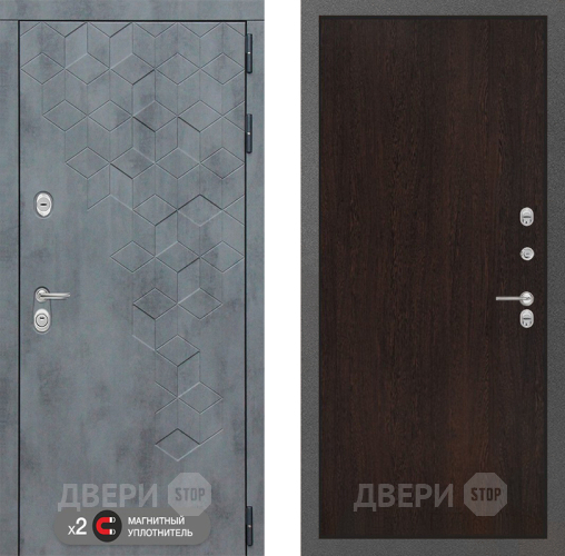 Дверь Лабиринт (LABIRINT) Бетон 05 Венге в Дмитрове