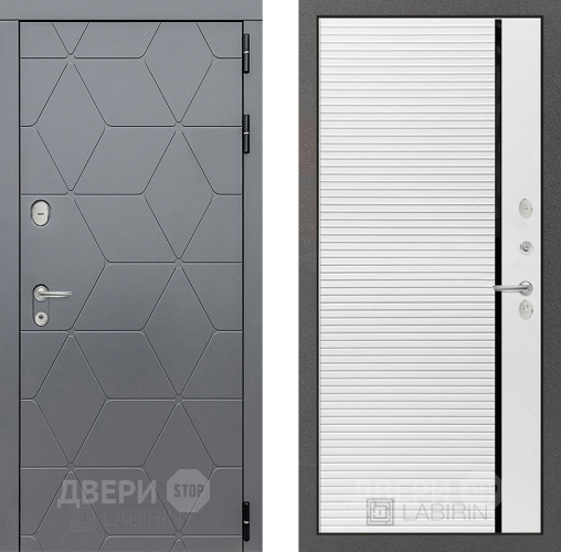 Дверь Лабиринт (LABIRINT) Cosmo 22 Белый софт в Дмитрове