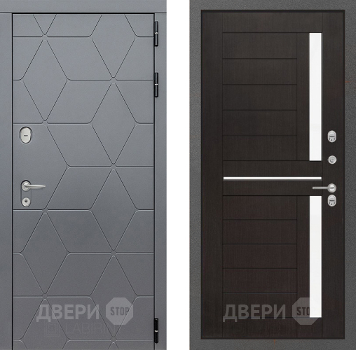 Входная металлическая Дверь Лабиринт (LABIRINT) Cosmo 02 Венге в Дмитрове