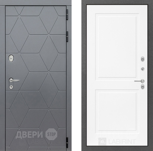 Дверь Лабиринт (LABIRINT) Cosmo 11 Белый софт в Дмитрове