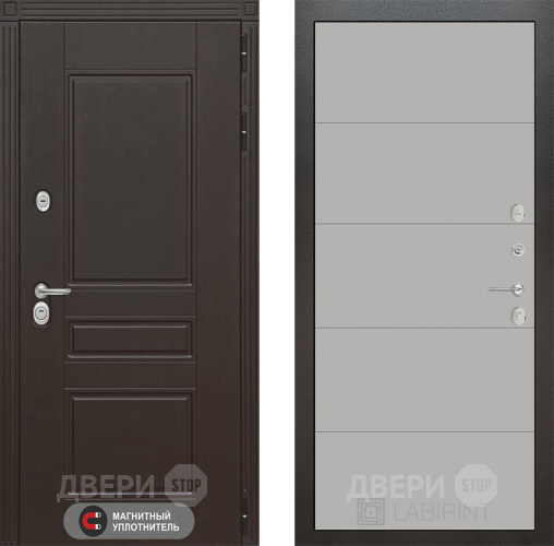 Дверь Лабиринт (LABIRINT) Мегаполис 13 Грей софт в Дмитрове