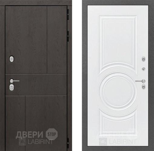 Дверь Лабиринт (LABIRINT) Urban 23 Белый софт в Дмитрове