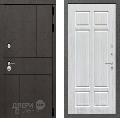 Входная металлическая Дверь Лабиринт (LABIRINT) Urban 08 Кристалл вуд в Дмитрове