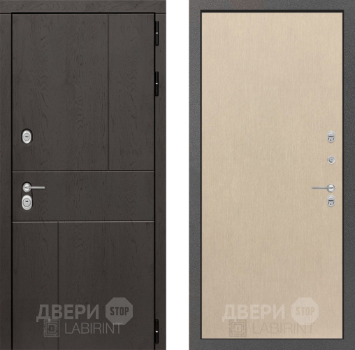 Входная металлическая Дверь Лабиринт (LABIRINT) Urban 05 Венге светлый в Дмитрове