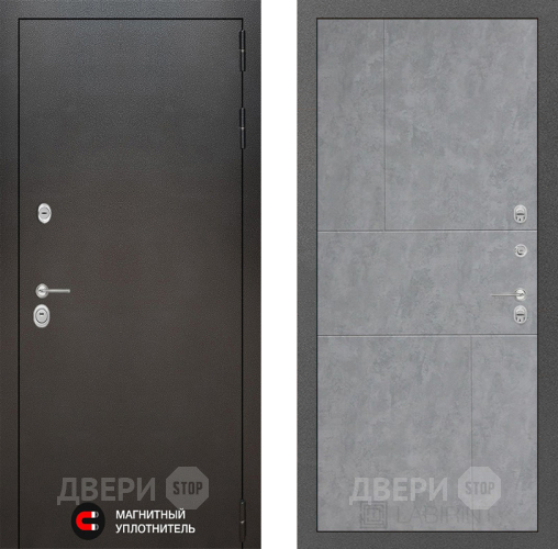 Входная металлическая Дверь Лабиринт (LABIRINT) Silver 21 Бетон светлый в Дмитрове