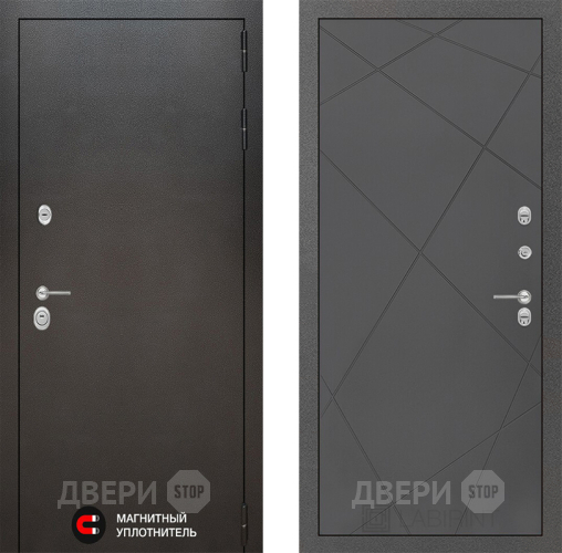 Входная металлическая Дверь Лабиринт (LABIRINT) Silver 24 Графит софт в Дмитрове