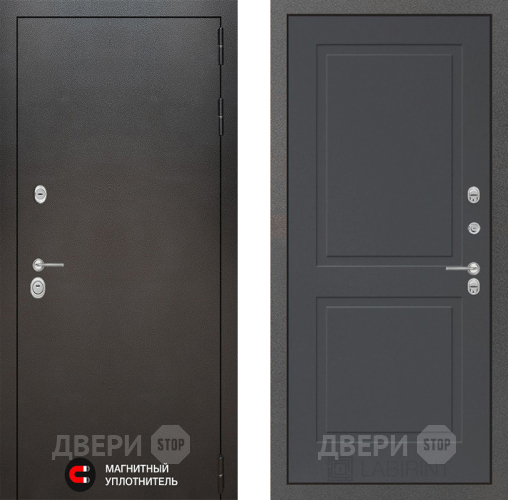 Входная металлическая Дверь Лабиринт (LABIRINT) Silver 11 Графит софт в Дмитрове