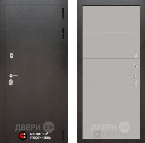 Дверь Лабиринт (LABIRINT) Silver 13 Грей софт в Дмитрове