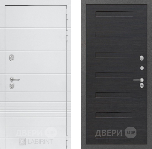 Входная металлическая Дверь Лабиринт (LABIRINT) Трендо 14 Эковенге поперечный в Дмитрове