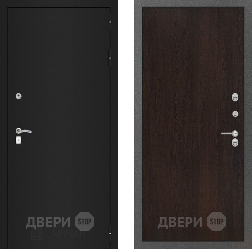 Входная металлическая Дверь Лабиринт (LABIRINT) Classic шагрень черная 05 Венге в Дмитрове