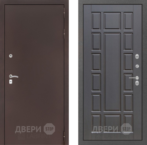 Входная металлическая Дверь Лабиринт (LABIRINT) Classic антик медь 12 Венге в Дмитрове