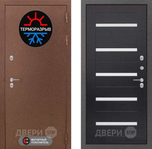 Входная металлическая Дверь Лабиринт (LABIRINT) Термо Магнит 01 Венге в Дмитрове