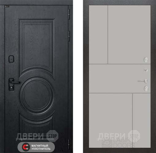 Входная металлическая Дверь Лабиринт (LABIRINT) Гранд 21 Грей софт в Дмитрове