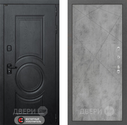 Дверь Лабиринт (LABIRINT) Гранд 24 Бетон светлый в Дмитрове