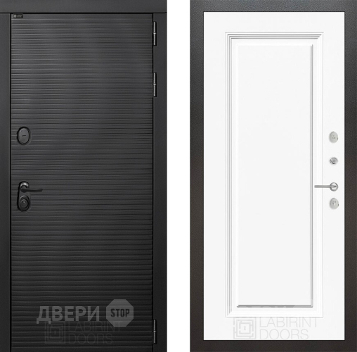 Дверь Лабиринт (LABIRINT) Вулкано 27 Белый (RAL-9003) в Дмитрове
