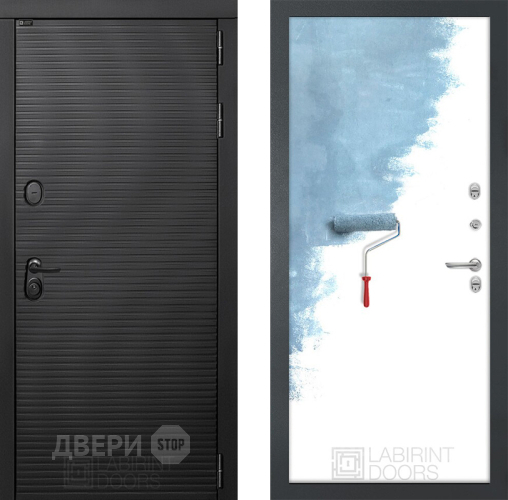 Входная металлическая Дверь Лабиринт (LABIRINT) Вулкано 28 Под покраску в Дмитрове
