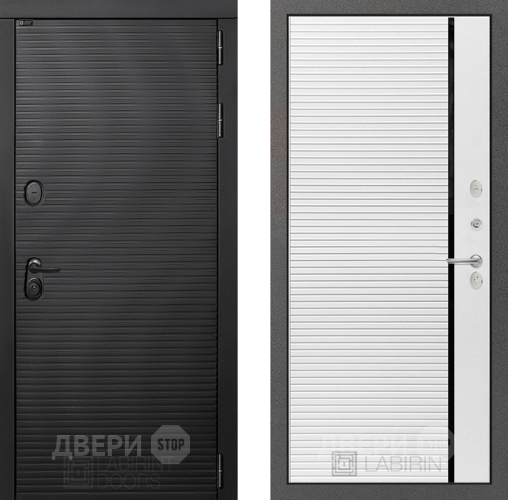 Дверь Лабиринт (LABIRINT) Вулкано 22 Белый софт в Дмитрове