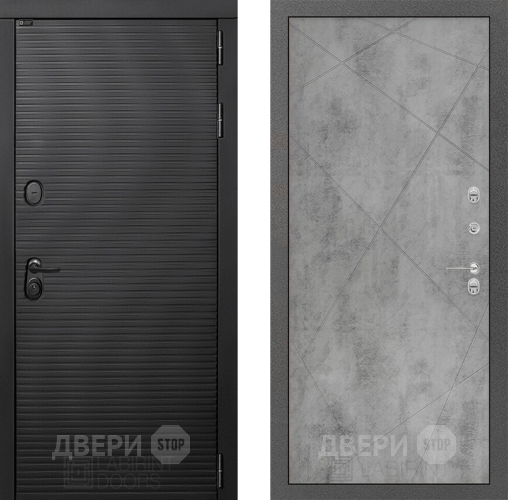 Входная металлическая Дверь Лабиринт (LABIRINT) Вулкано 24 Бетон светлый в Дмитрове