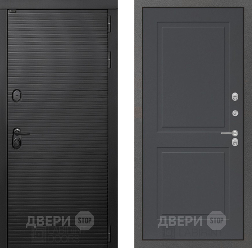 Входная металлическая Дверь Лабиринт (LABIRINT) Вулкано 11 Графит софт в Дмитрове