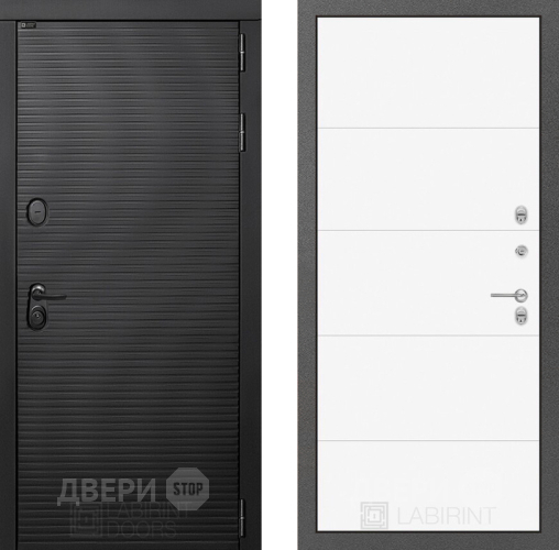 Дверь Лабиринт (LABIRINT) Вулкано 13 Белый софт в Дмитрове