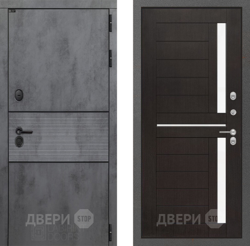 Входная металлическая Дверь Лабиринт (LABIRINT) Инфинити 02 Венге в Дмитрове