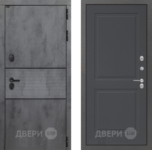 Дверь Лабиринт (LABIRINT) Инфинити 11 Графит софт в Дмитрове