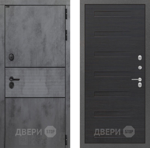 Входная металлическая Дверь Лабиринт (LABIRINT) Инфинити 14 Эковенге поперечный в Дмитрове