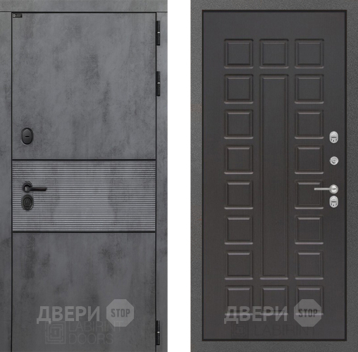 Входная металлическая Дверь Лабиринт (LABIRINT) Инфинити 04 Венге в Дмитрове