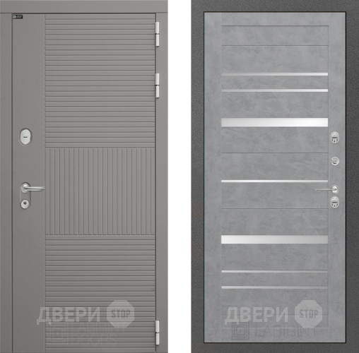 Входная металлическая Дверь Лабиринт (LABIRINT) Формо 20 Бетон светлый в Дмитрове