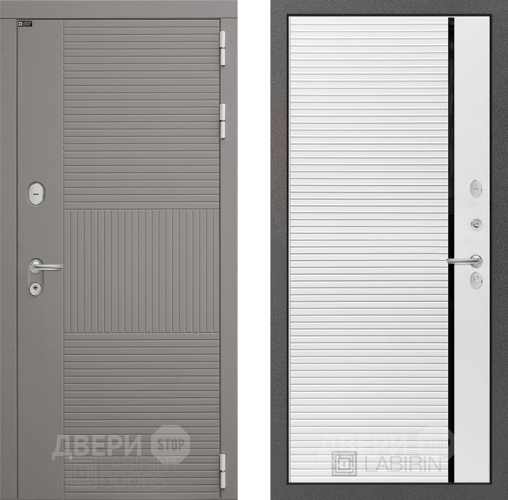 Дверь Лабиринт (LABIRINT) Формо 22 Белый софт в Дмитрове