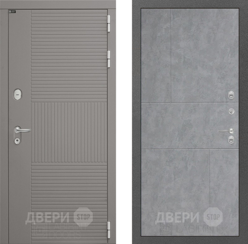 Входная металлическая Дверь Лабиринт (LABIRINT) Формо 21 Бетон светлый в Дмитрове