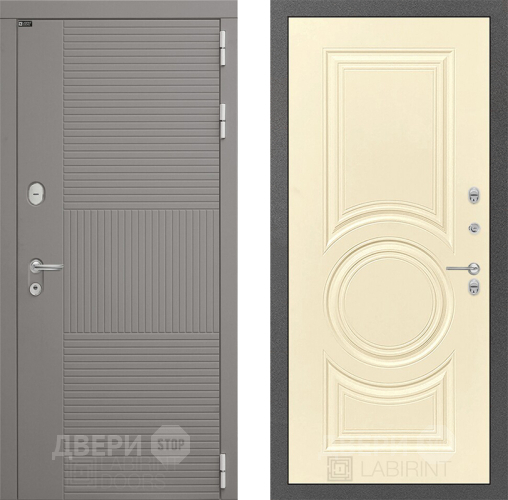 Входная металлическая Дверь Лабиринт (LABIRINT) Формо 23 Шампань в Дмитрове