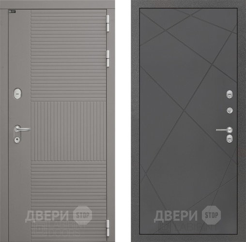 Входная металлическая Дверь Лабиринт (LABIRINT) Формо 24 Графит софт в Дмитрове
