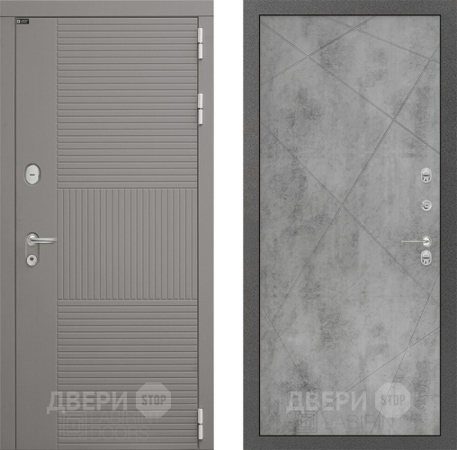 Входная металлическая Дверь Лабиринт (LABIRINT) Формо 24 Бетон светлый в Дмитрове
