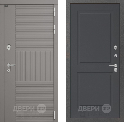 Входная металлическая Дверь Лабиринт (LABIRINT) Формо 11 Графит софт в Дмитрове