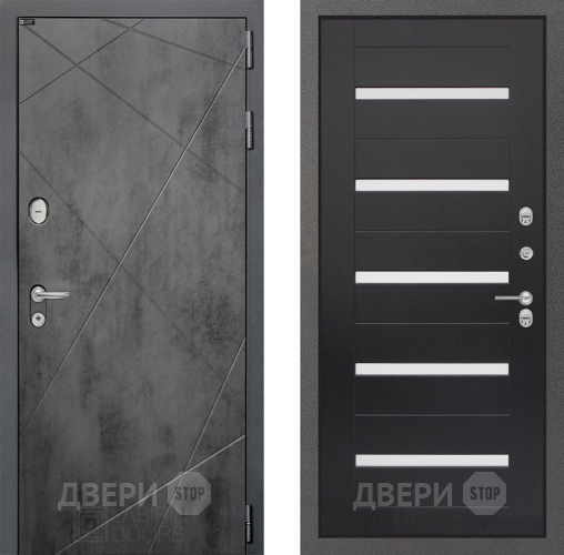 Входная металлическая Дверь Лабиринт (LABIRINT) Лофт 01 Венге в Дмитрове