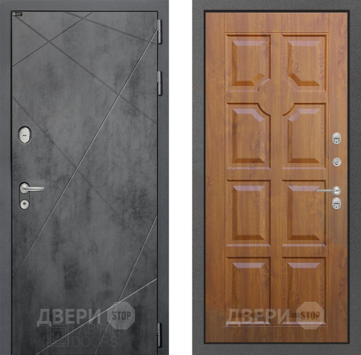 Входная металлическая Дверь Лабиринт (LABIRINT) Лофт 17 Дуб золото в Дмитрове